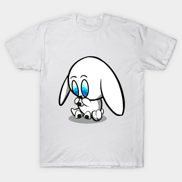 Cute Bunny Eating Unigiri T-Shirt by Official Boaba Store